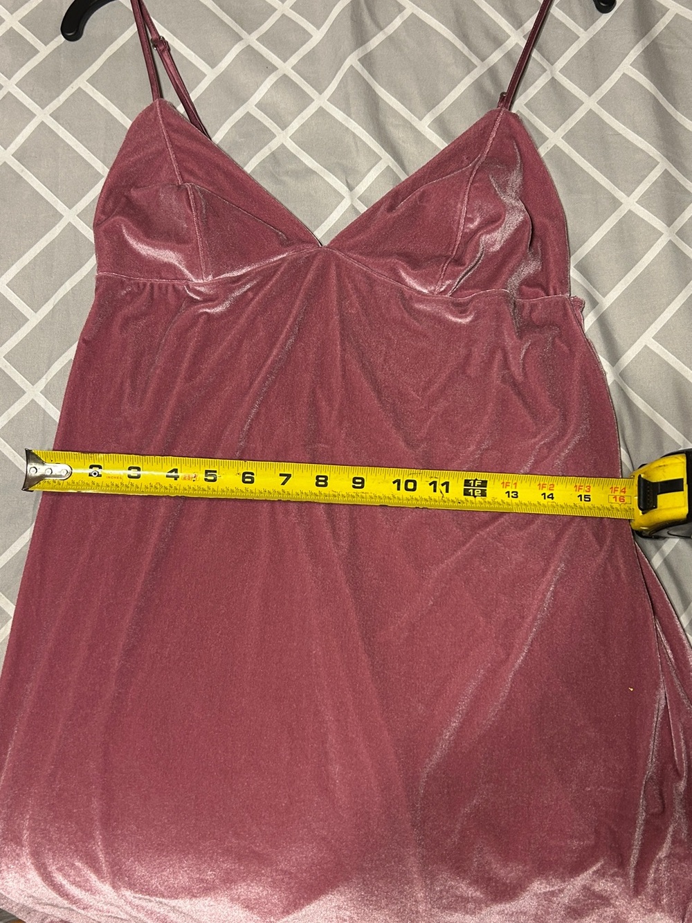 Victoria's Secret Velvet Slip Chemise - Rose Marl